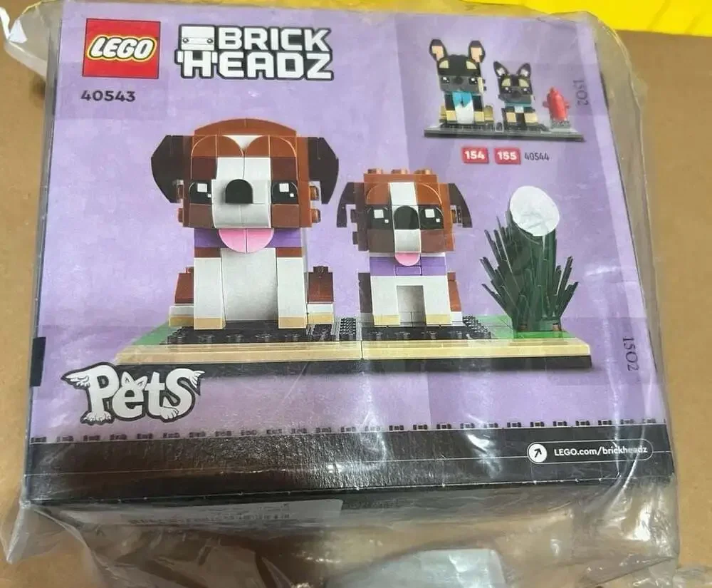 LEGO BrickHeadz Pets St. Bernard 40543 Building Toy Set